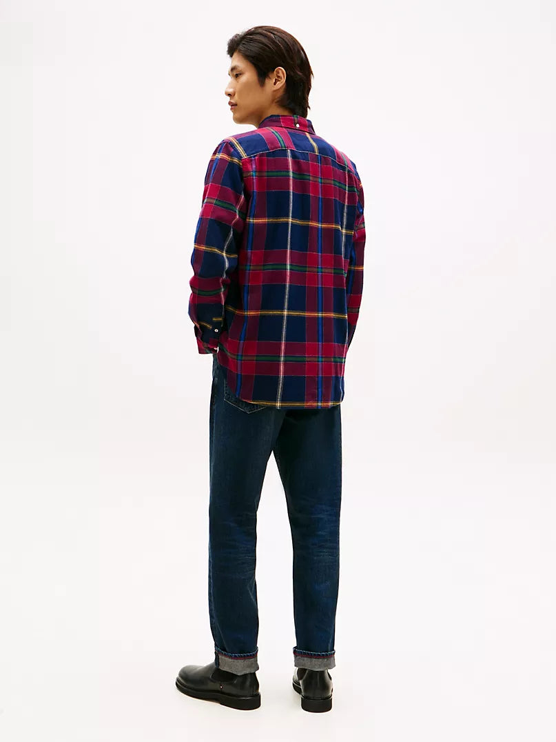 Tommy Hilfiger Plaid Brushed Flannel Shirt - HIPPO US Brands Tommy Hilfiger