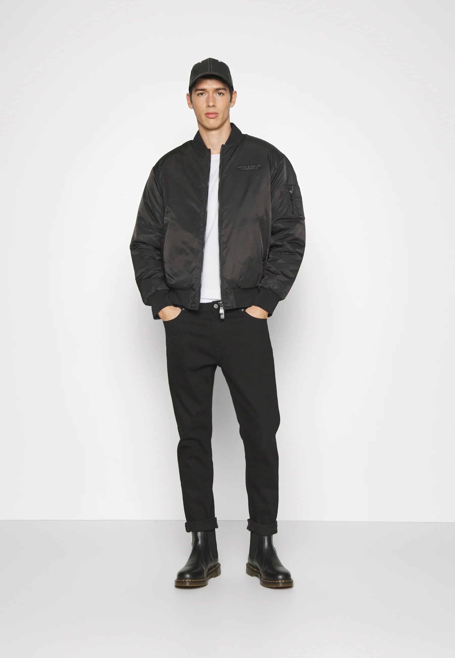 ARMANI EXCHANGE BLOUSON JACKET - Bomber Jacket - black