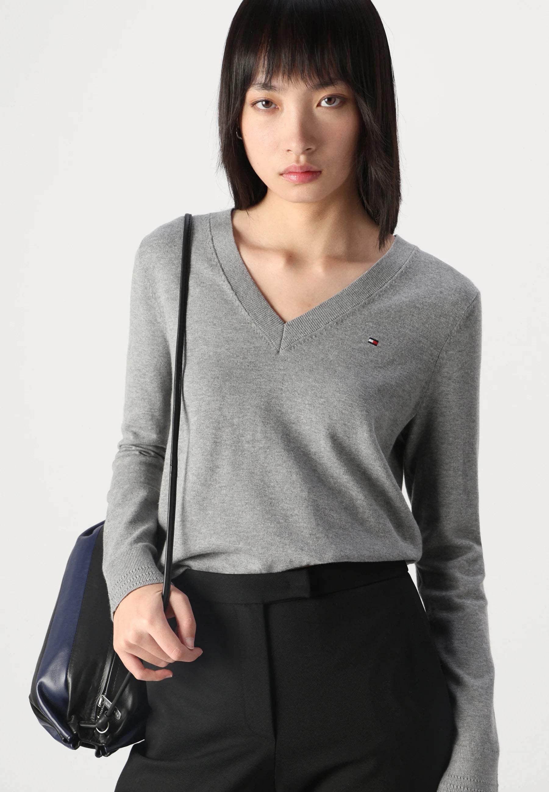TOMMY HILFIGER Wool V-Neck Jumper