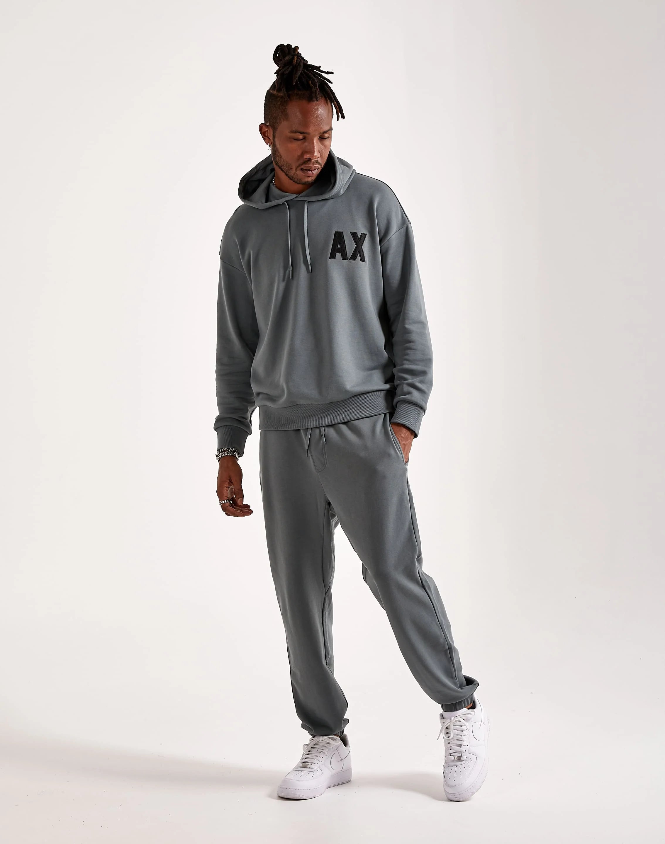 ARMANI EXCHANGE Hooded Sweatshirt With Logo Print