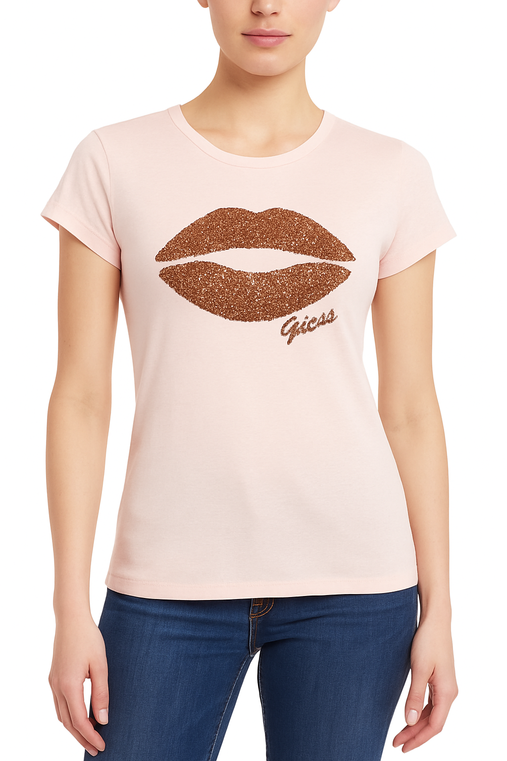 GUESS Glitter Lips T-Shirt