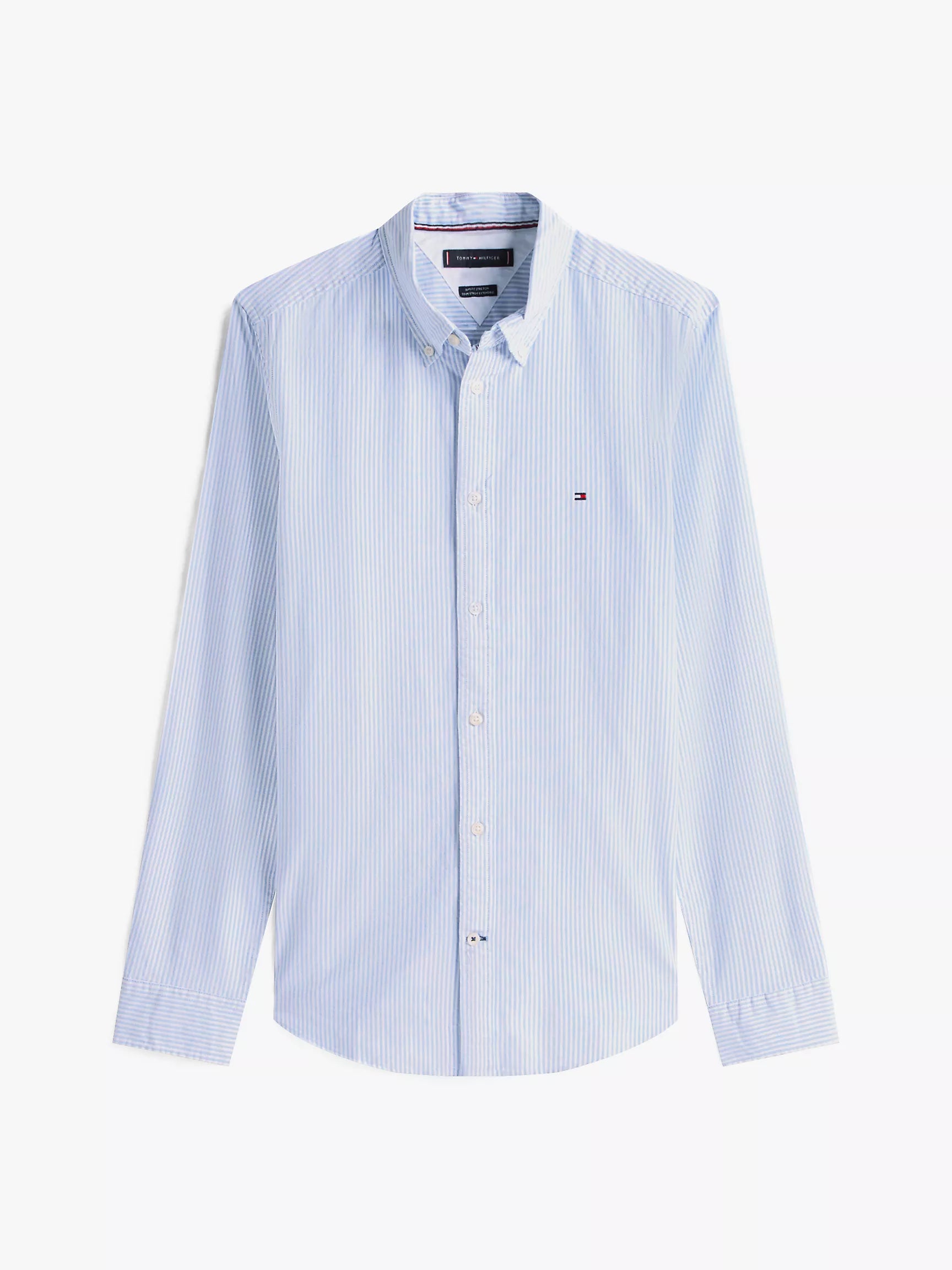 Tommy Hilfiger Slim Fit Stretch Stripe Oxford Shirt - HIPPO US Brands Tommy Hilfiger
