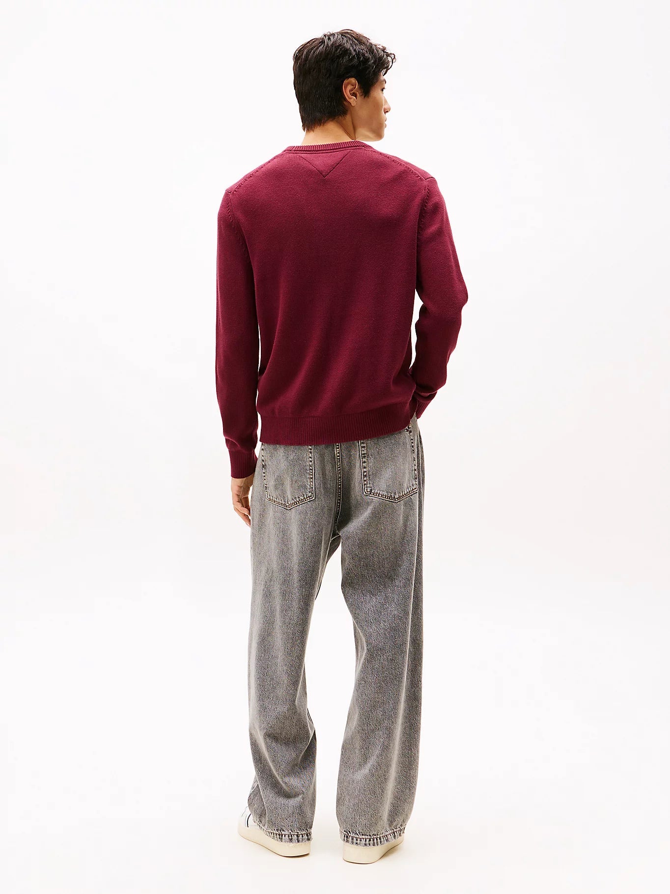 Tommy Hilfiger Flag Embroidery Crew Neck Jumper