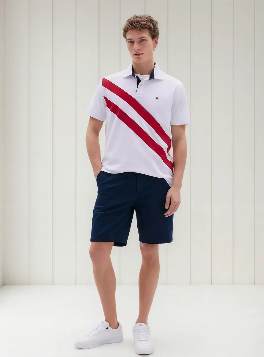 TOMMY HILFIGER Regular Fit Banner Stripe Polo
