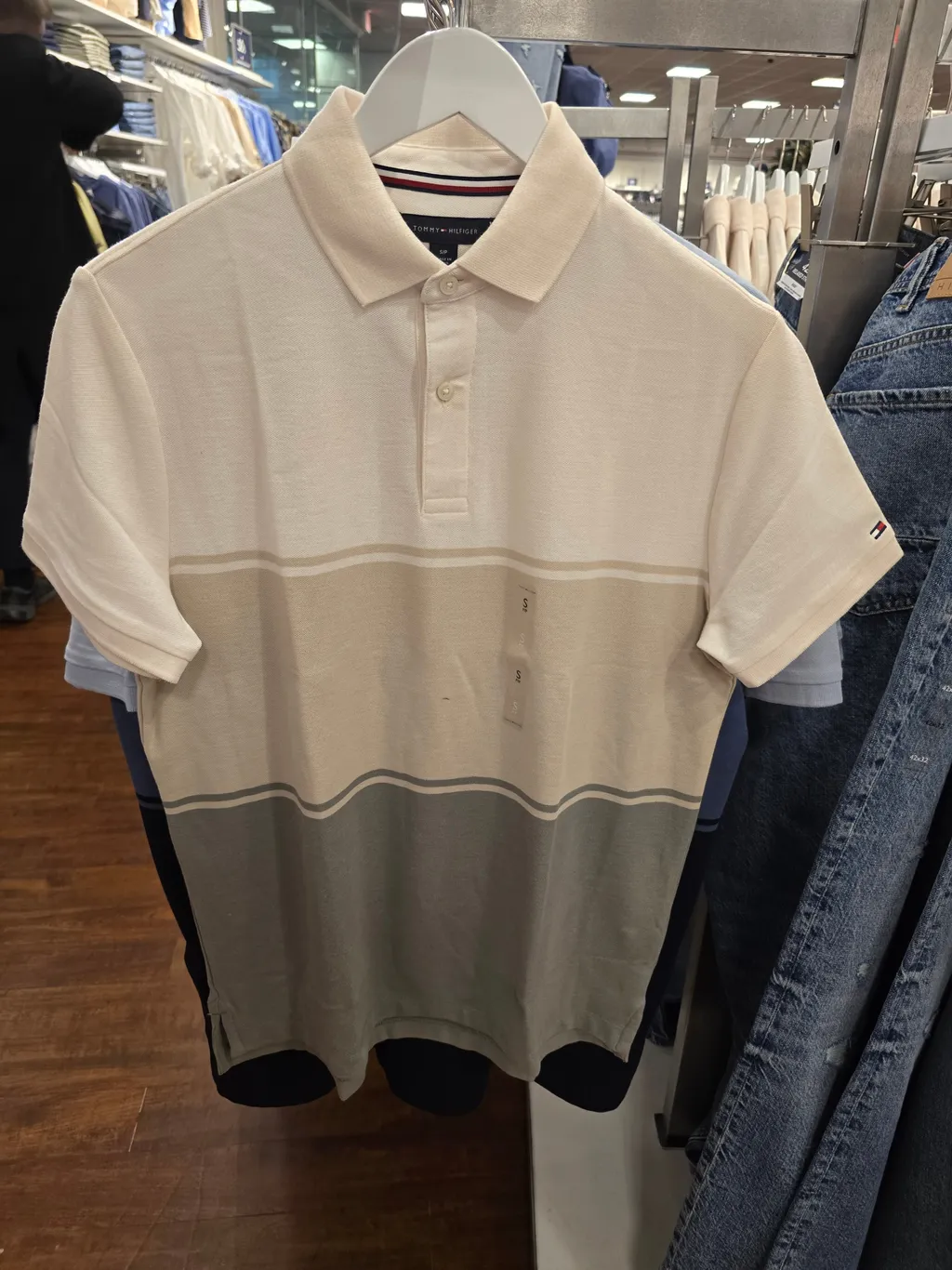 TOMMY HILFIGER Regular Fit Colorblock Wicking Polo