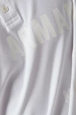A|X Armani Exchange mens Contrast Logo Stretch Pique Polo Shirt Polo Shirt
