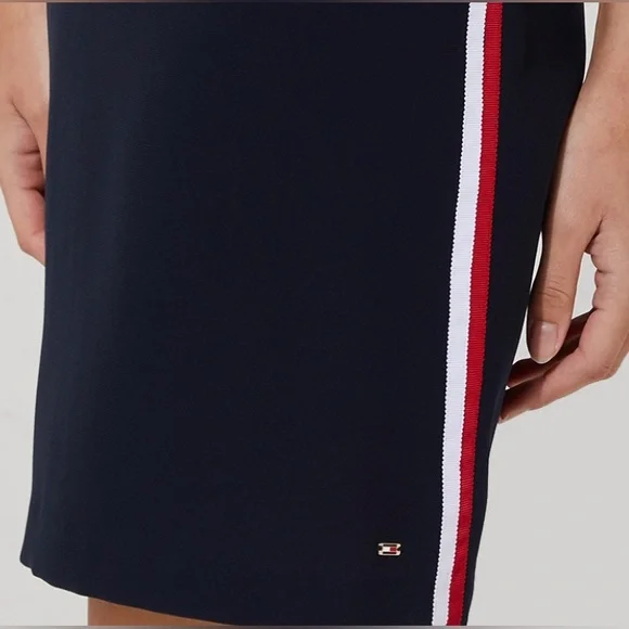 TOMMY HILFIGER ANGELA SHIFT KNEE DRESS