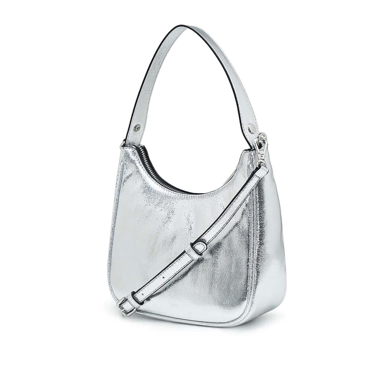 DKNY Alexa shoulder bag in silver metallic