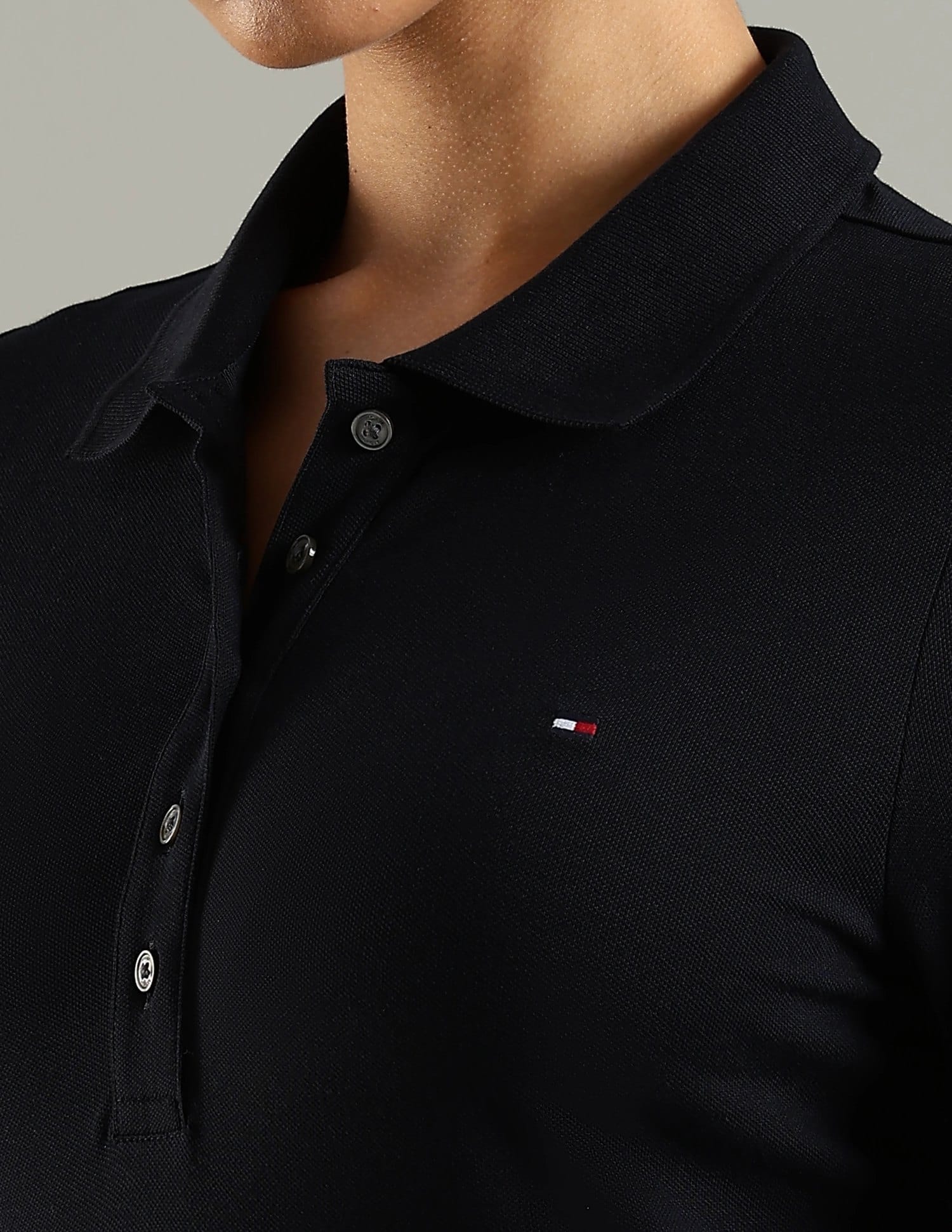Tommy Hilfiger Slim Fit Long-Sleeve Polo Dress - HIPPO US Brands Tommy Hilfiger