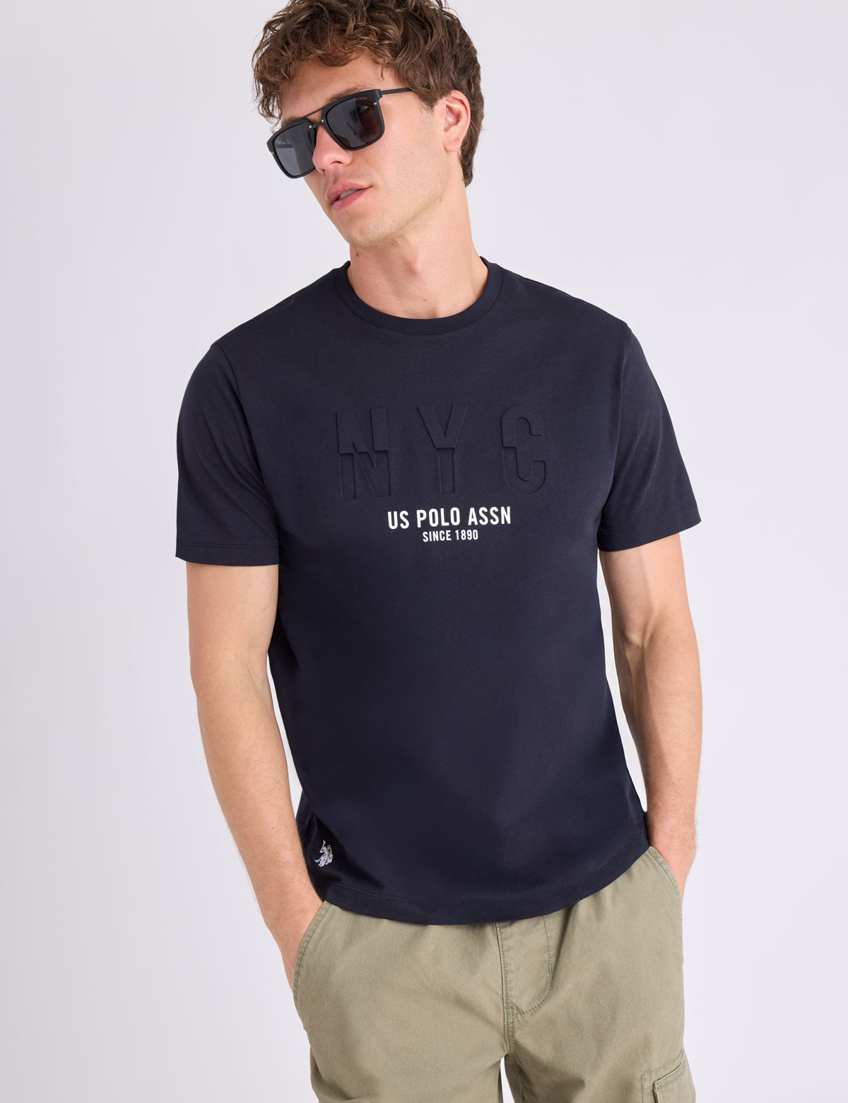 USPA Wordmark Printed Graphic T-shirt - HIPPO US Brands US. POLO ASSN