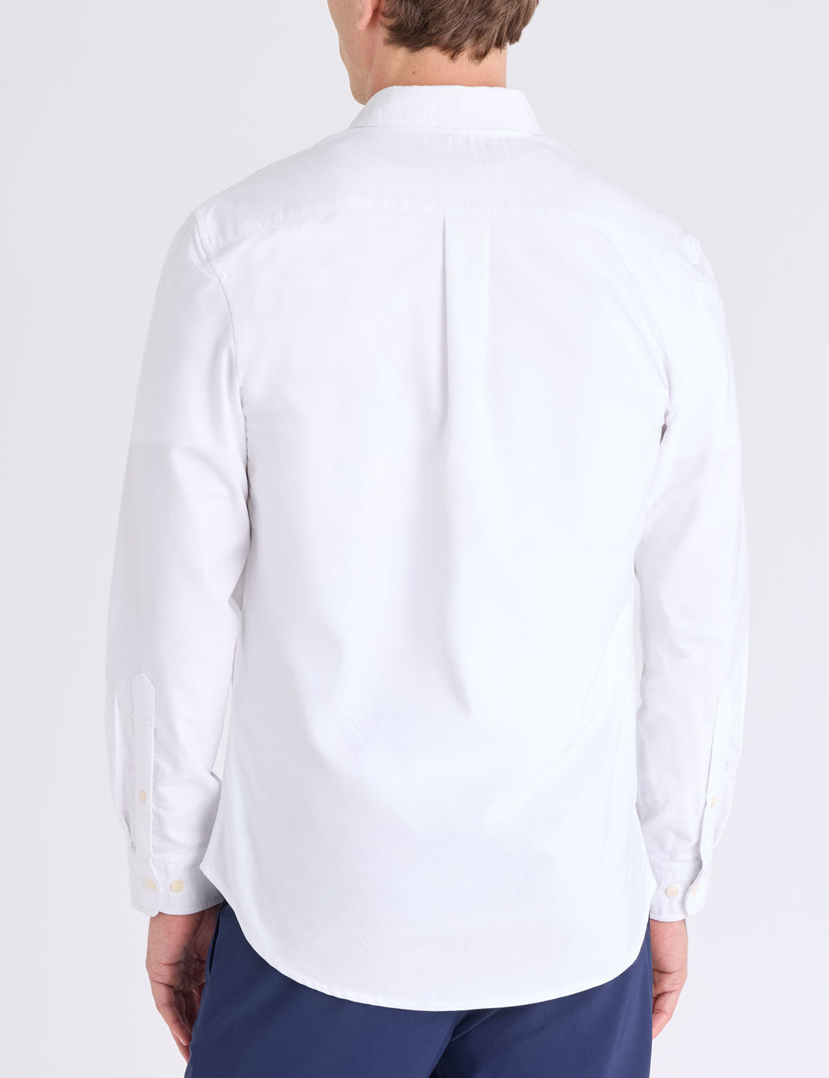 USPA Long Sleeve Stretch Oxford Shirt - HIPPO US Brands US. POLO ASSN