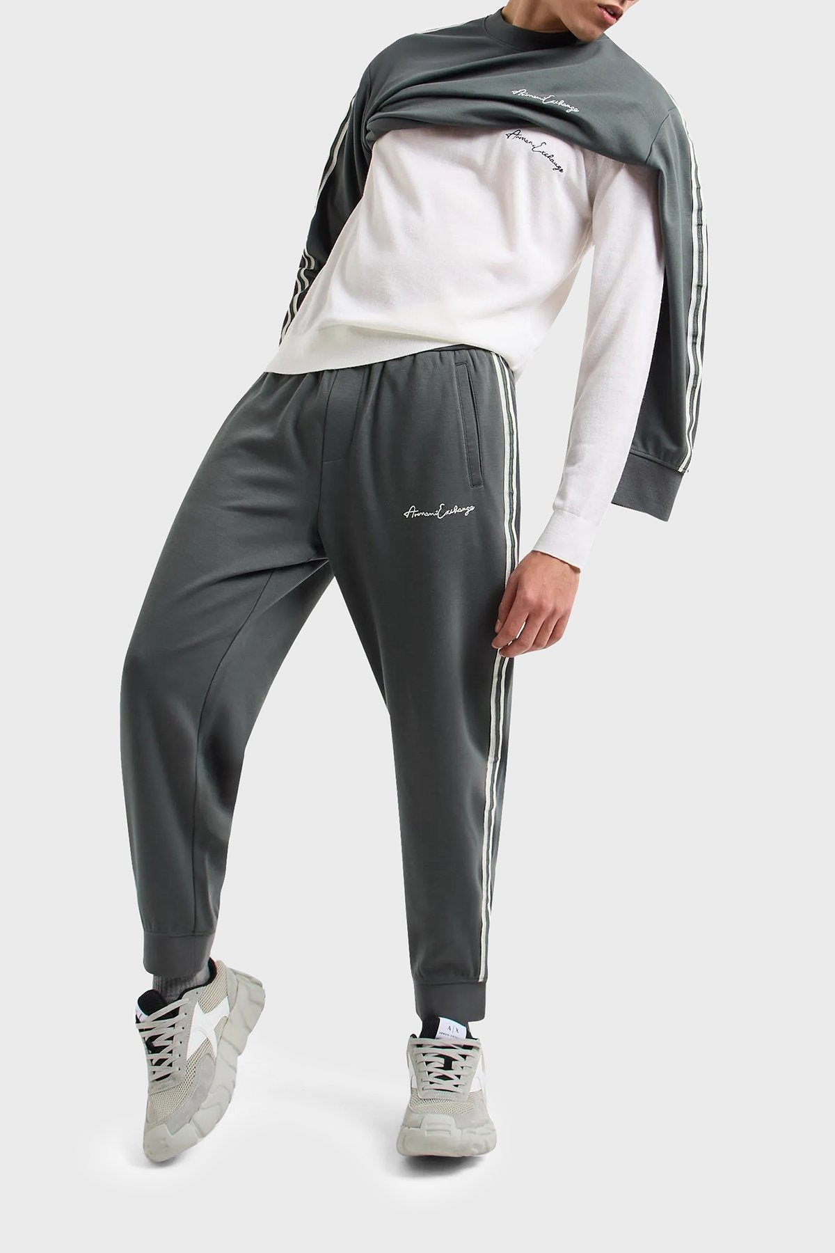 Armani Exchange Logo Signature Joggers - HIPPO US Brands ARMANI EXCHANGE