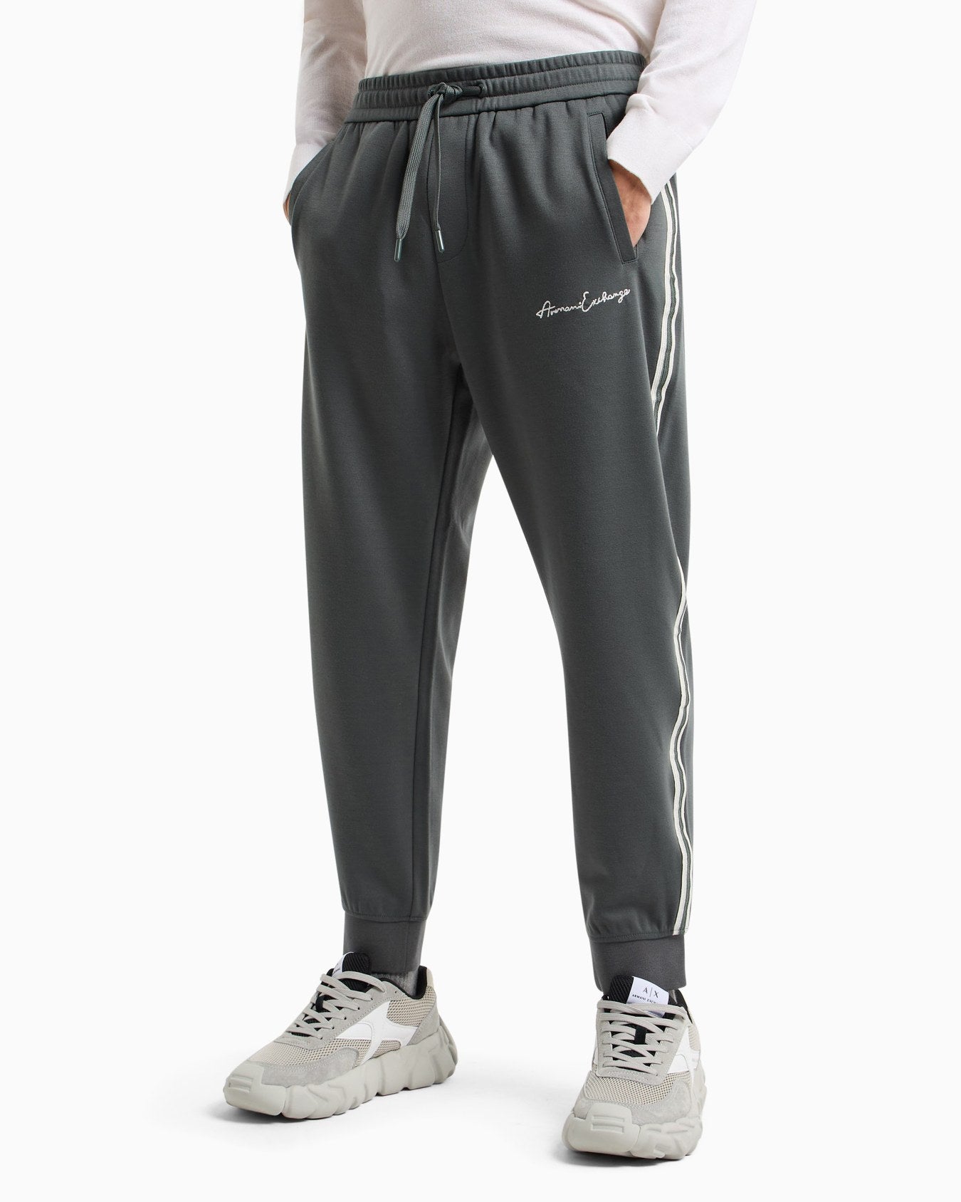 Armani Exchange Logo Signature Joggers - HIPPO US Brands ARMANI EXCHANGE