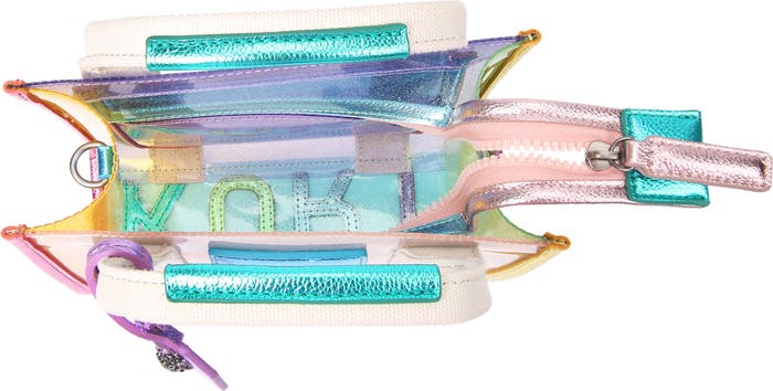 Kurt Geiger angel Extra Small Southbank Vinyl Clear Tote - HIPPO US Brands Kurt Geiger