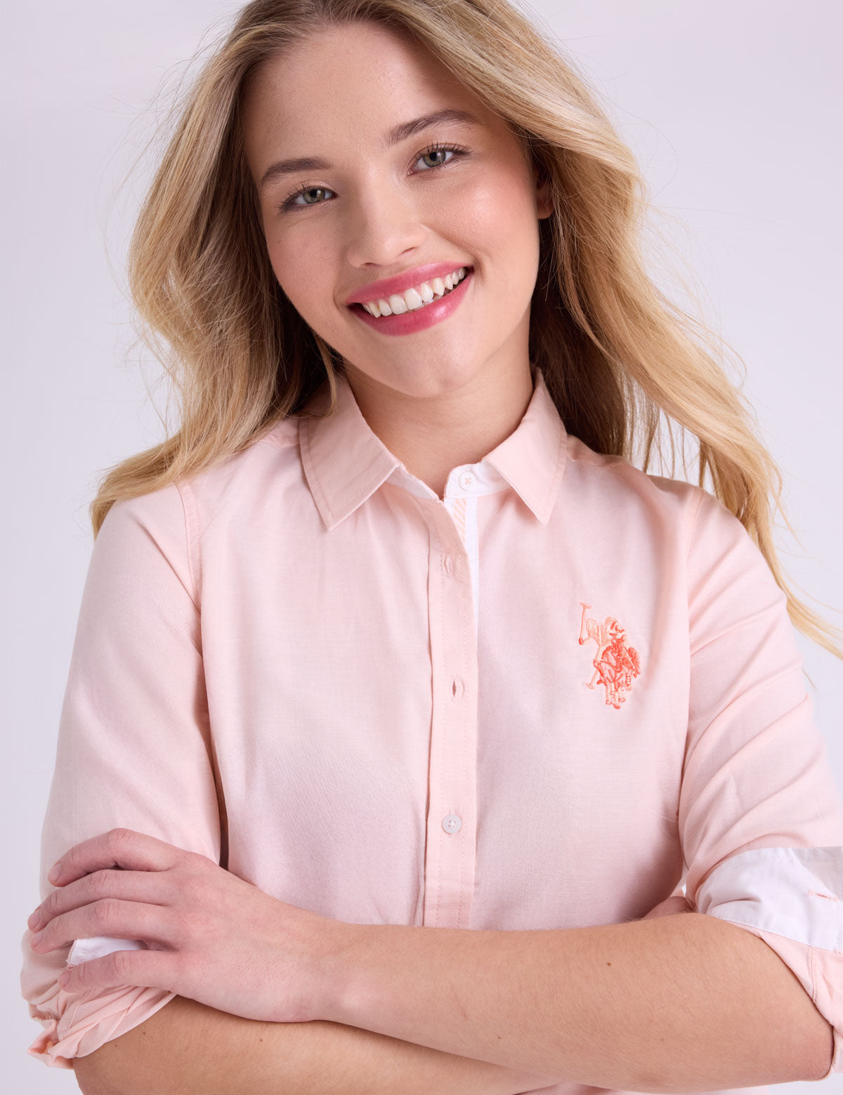 US POLO ASSN TONAL OXFORD SHIRT - HIPPO US Brands US. POLO ASSN