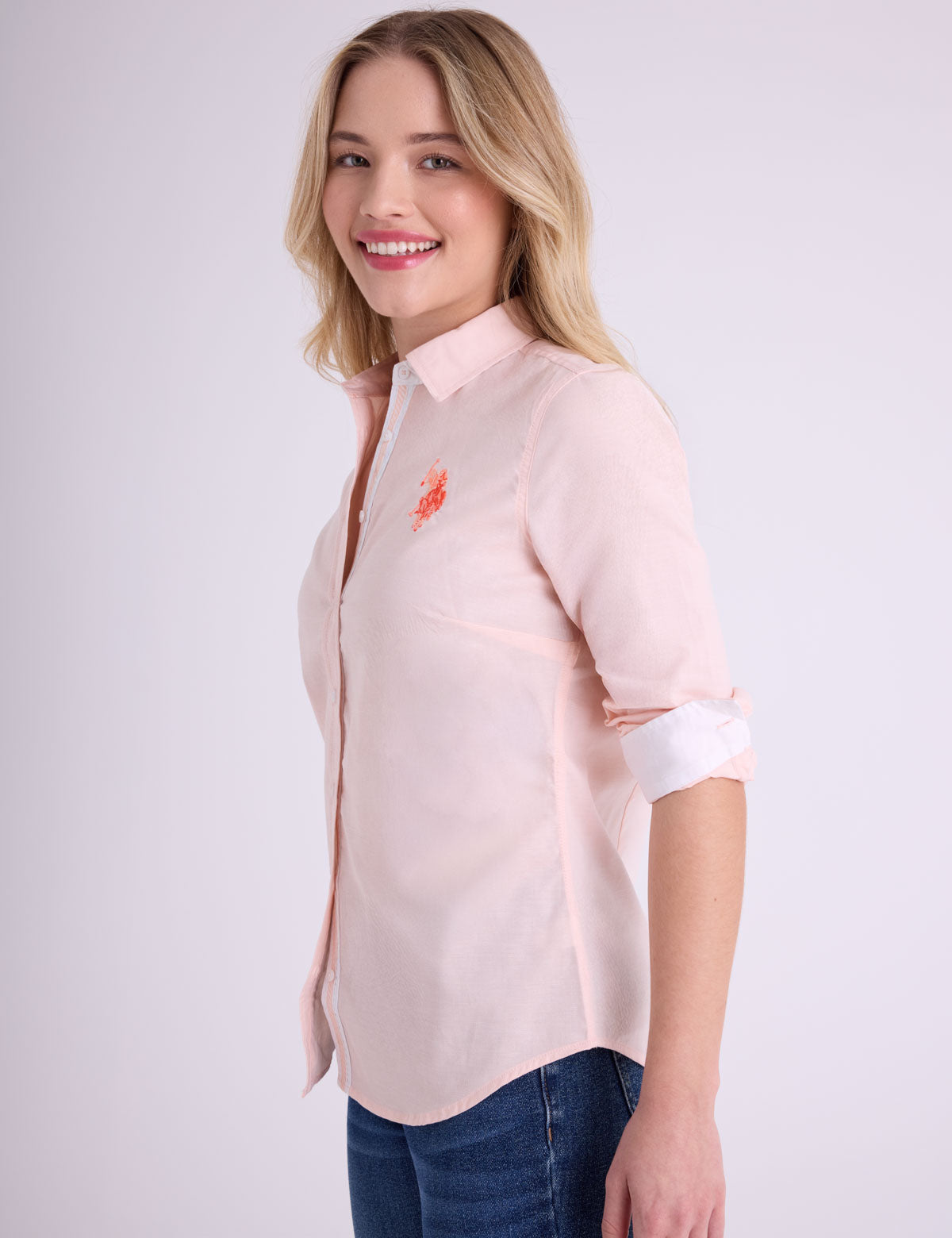 US POLO ASSN TONAL OXFORD SHIRT - HIPPO US Brands US. POLO ASSN