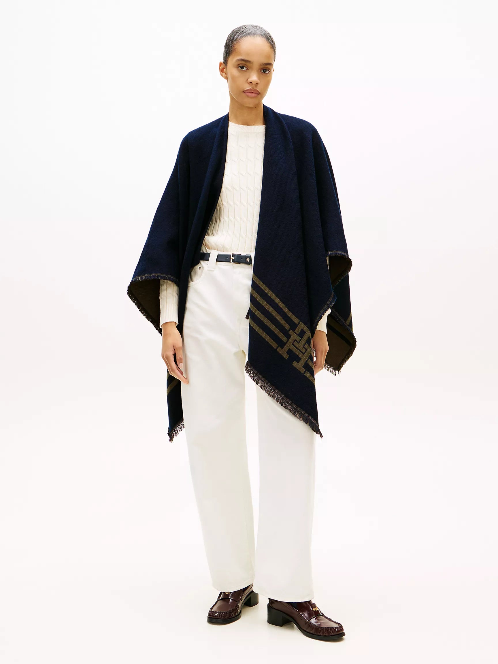 Tommy Hilfiger Stripe Logo Cape - HIPPO US Brands Tommy Hilfiger