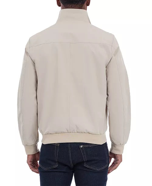 Michael Kors Men's Solid-Color Stand-Collar Hipster Jacket