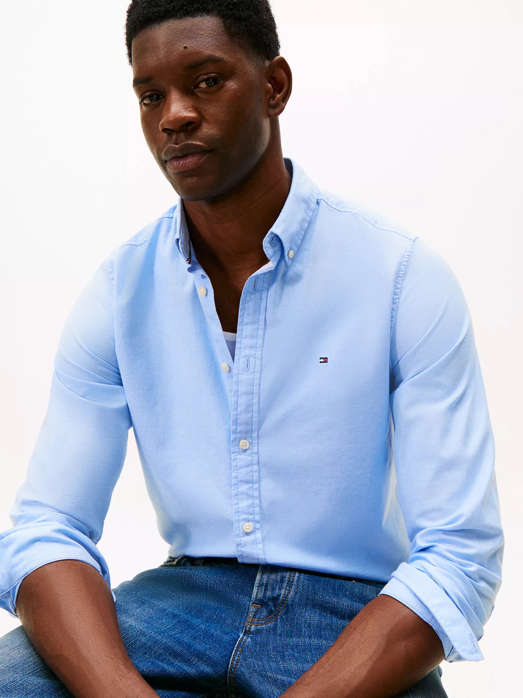 Tommy Hilfiger Slim Fit Oxford Shirt - HIPPO US Brands Tommy Hilfiger