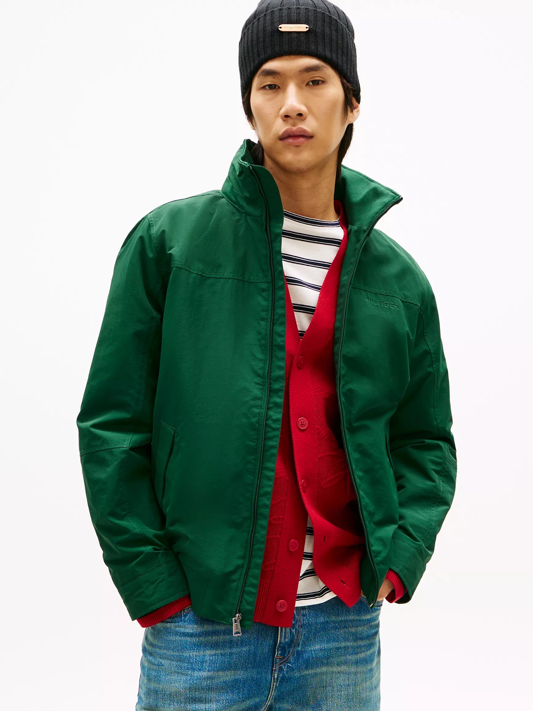 Tommy Hilfiger Water-Resistant Hooded Regatta Jacket