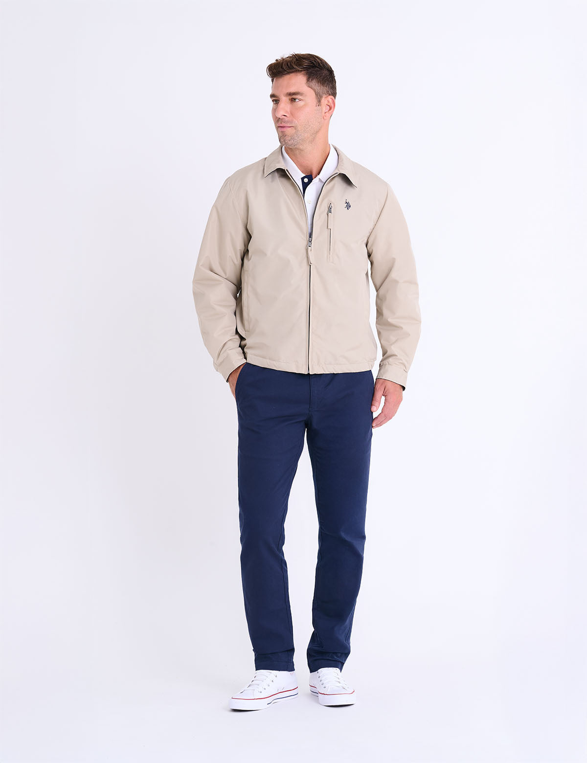 US Polo Assn Micro Fleece Golf Jacket - HIPPO US Brands US. POLO ASSN