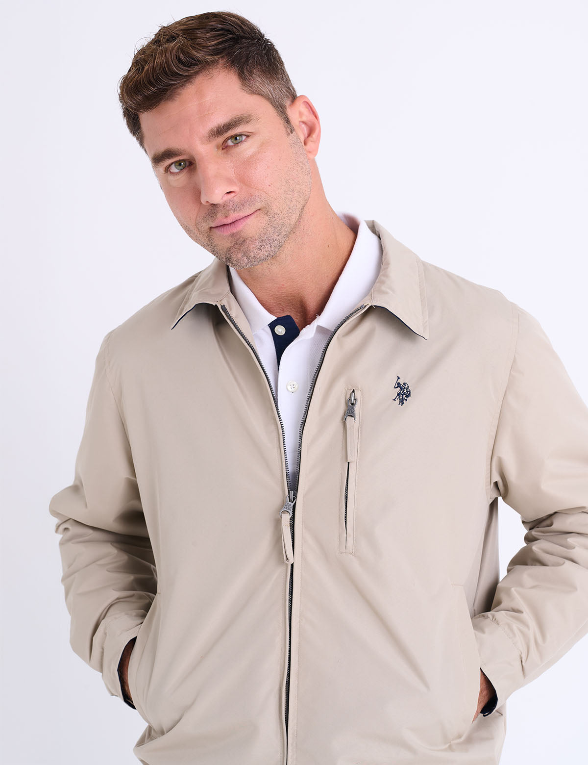 US polo ASSN MICRO FLEECE GOLF JACKET – HIPPO US Brands