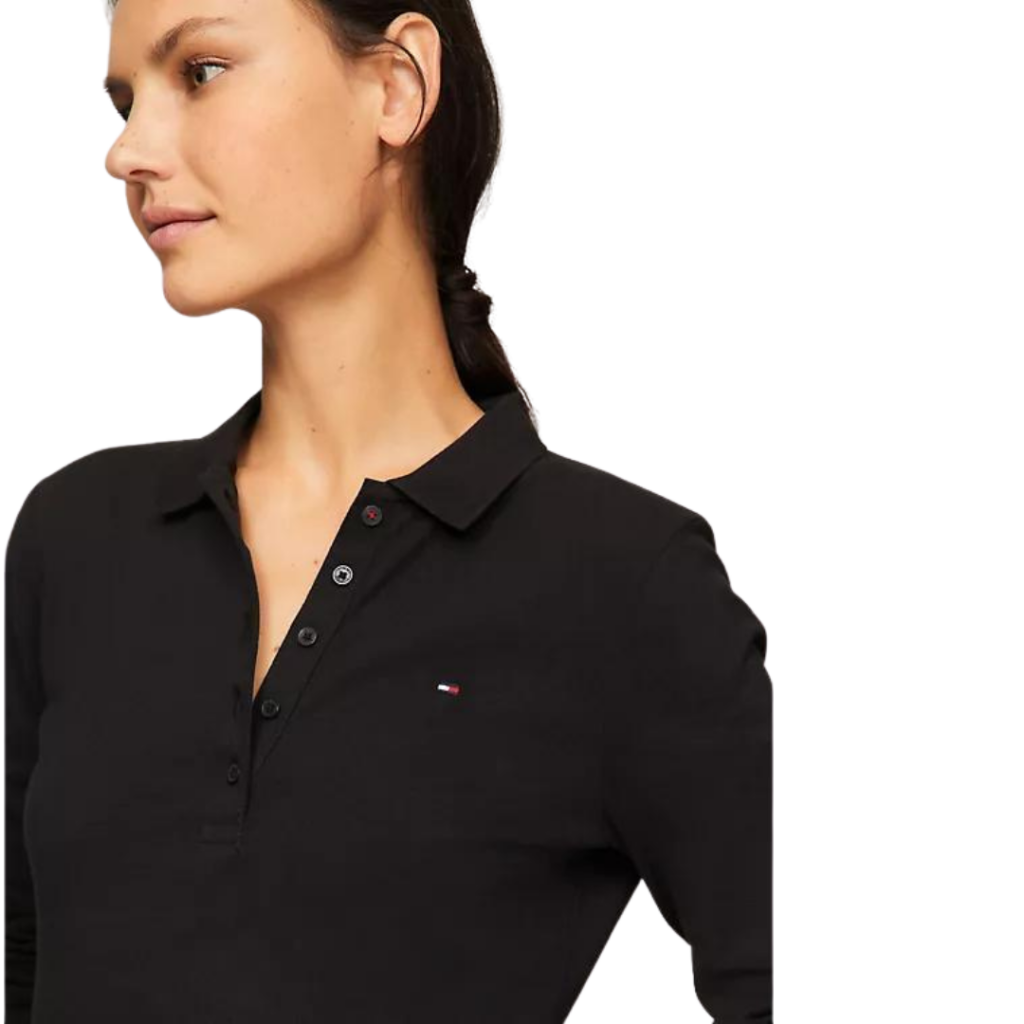 TOMMY HILFIGER Slim Fit Long-Sleeve Polo Dress