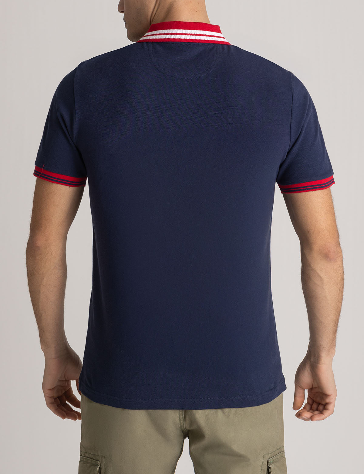 U.S. POLO ASSN. VERTICAL COLORBLOCK PIQUE POLO SHIRT