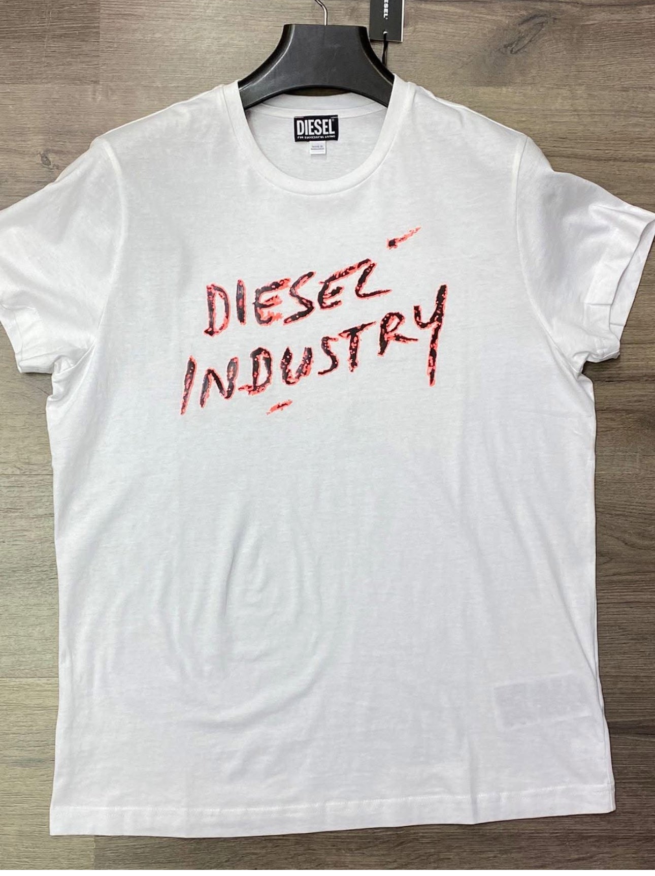 DIESEL Men's Fitted Maglietta Trendy T-Shir