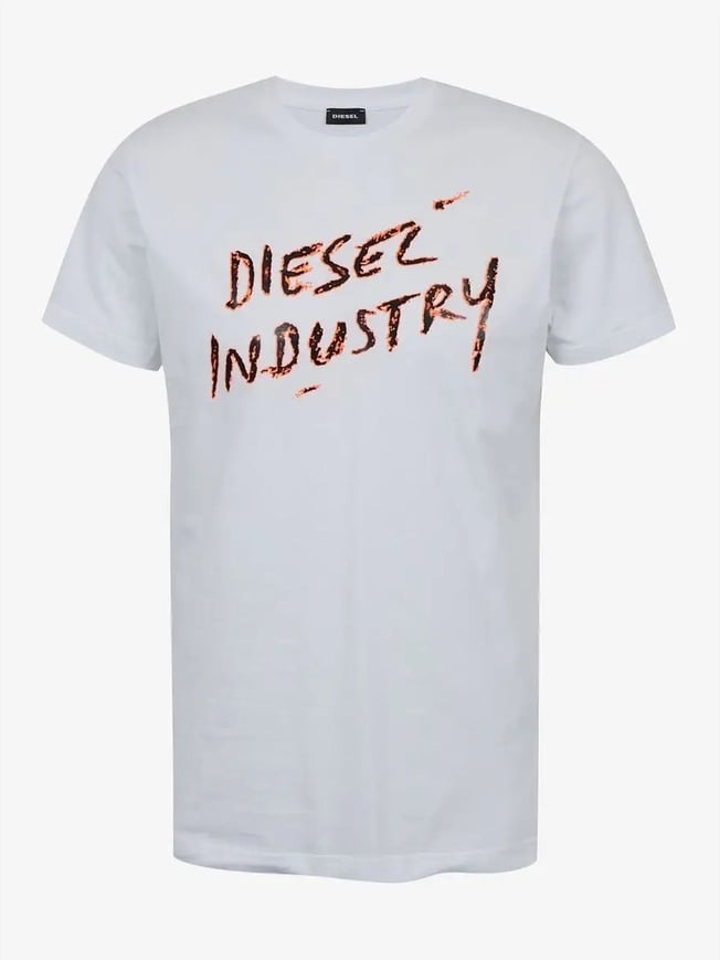 DIESEL Men's Fitted Maglietta Trendy T-Shir