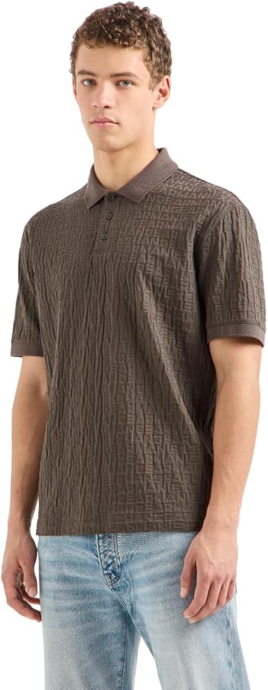 ARMANI EXCHANGE Mercerized Cotton Regular Fit Polo