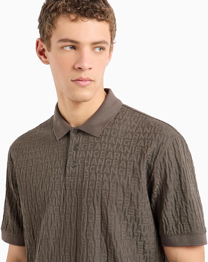 ARMANI EXCHANGE Mercerized Cotton Regular Fit Polo