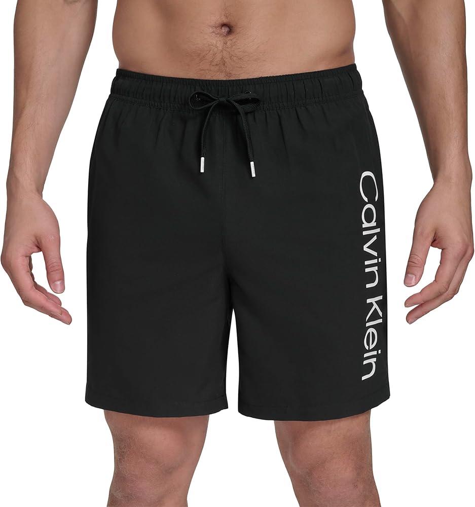 Calvin Klein Men's Volley Quick Dry Lightweight Swim Trunk