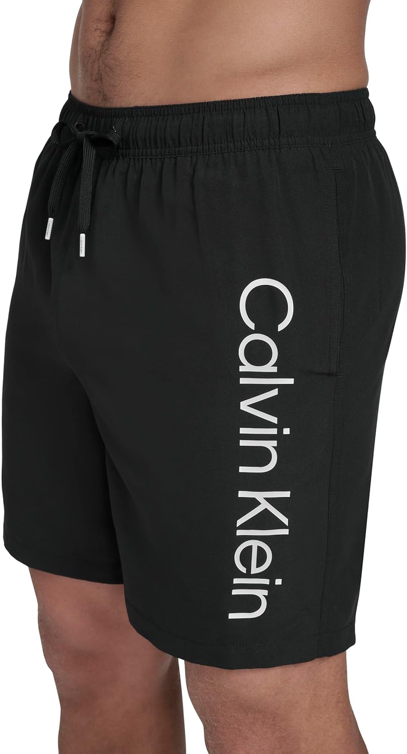 Calvin Klein Men's Volley Quick Dry Lightweight Swim Trunk