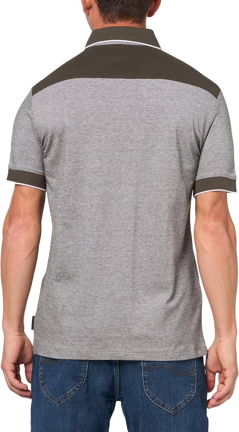 ARMANI EXCHANGE Cotton polo with contrasting details