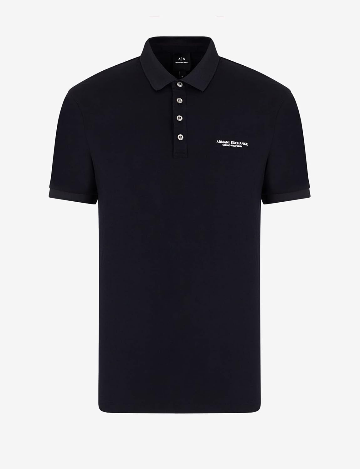 ARMANI EXCHANGE Regular fit cotton jersey polo shirt