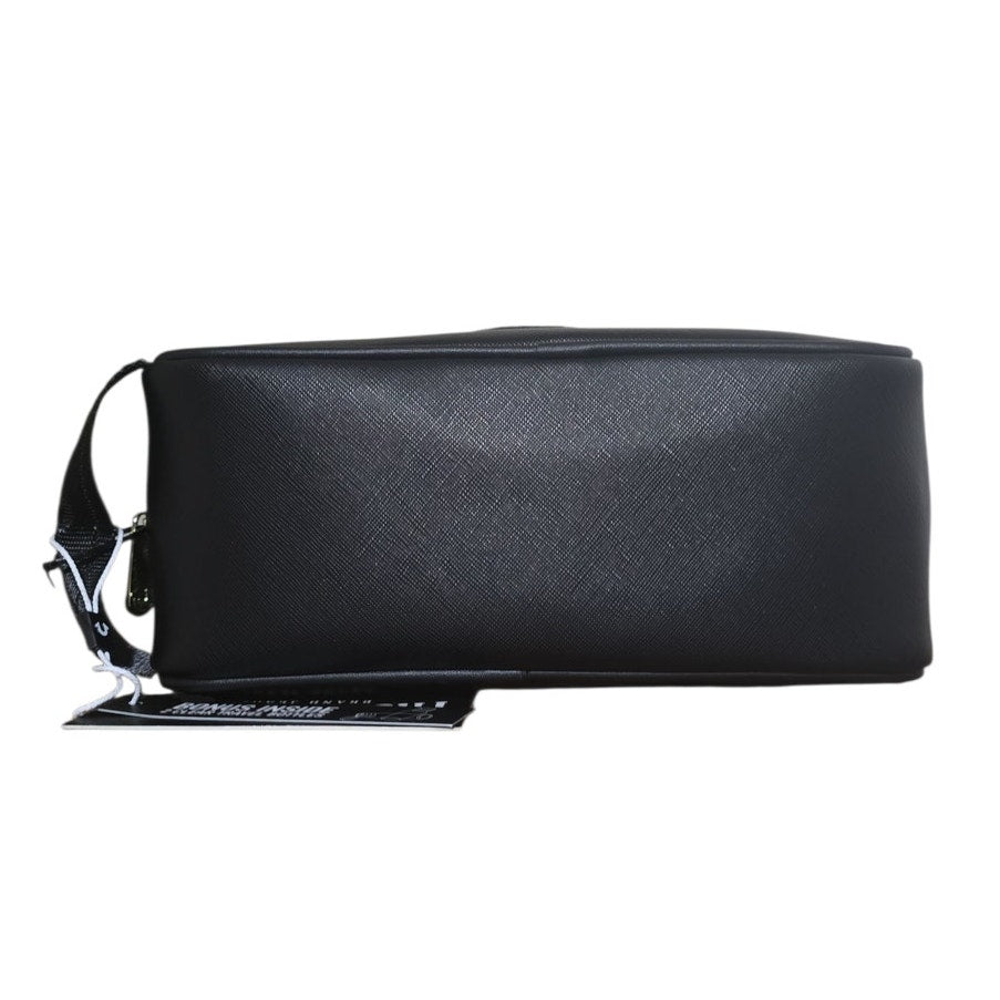 True Religion Men's Vemo Toiletry Bag Black Gold