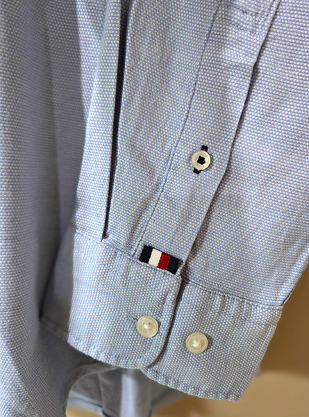 TOMMY HILFIGER Slim Fit Thflex Solid Dobby Shirt