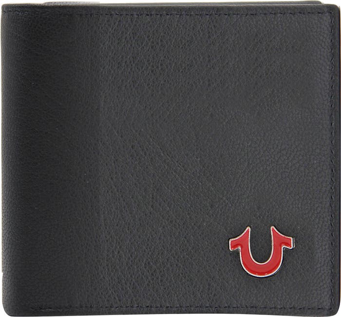 TRUE RELIGION bifold genuine leather wallet