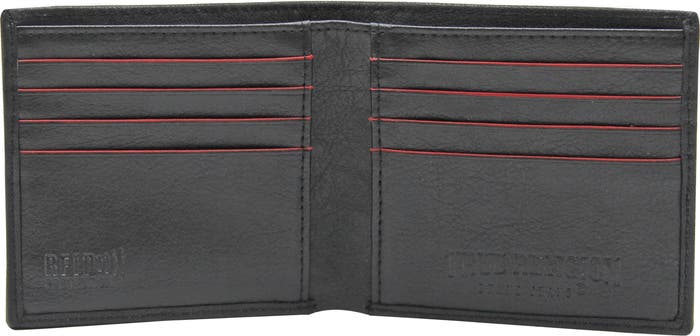 TRUE RELIGION bifold genuine leather wallet