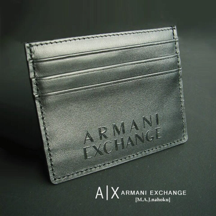ARMANI EXCHANGE Leather card holder