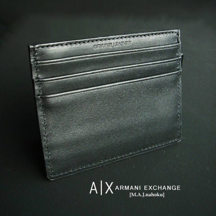 ARMANI EXCHANGE Leather card holder