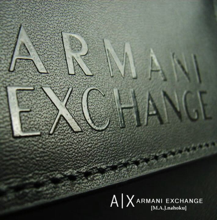 ARMANI EXCHANGE Leather card holder