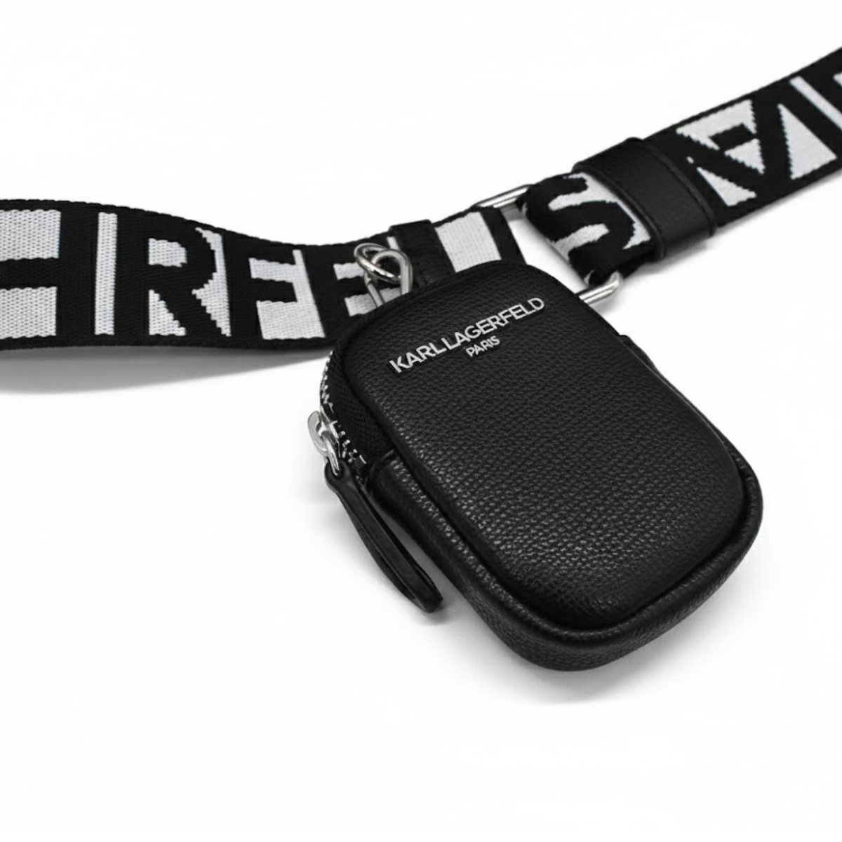 Karl Lagerfeld Paris Maybelle Logo Camera Crossbody Bag - HIPPO US Brands Karl Lagerfeld Paris