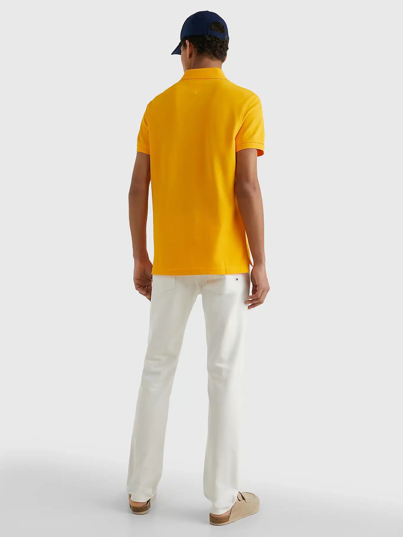 TOMMY HILFIGER 1985 Slim Fit Men's Polo Shirt in Yellow, Code
