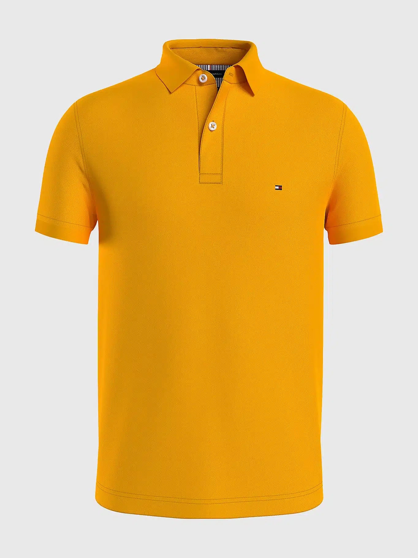 TOMMY HILFIGER 1985 Slim Fit Men's Polo Shirt in Yellow, Code