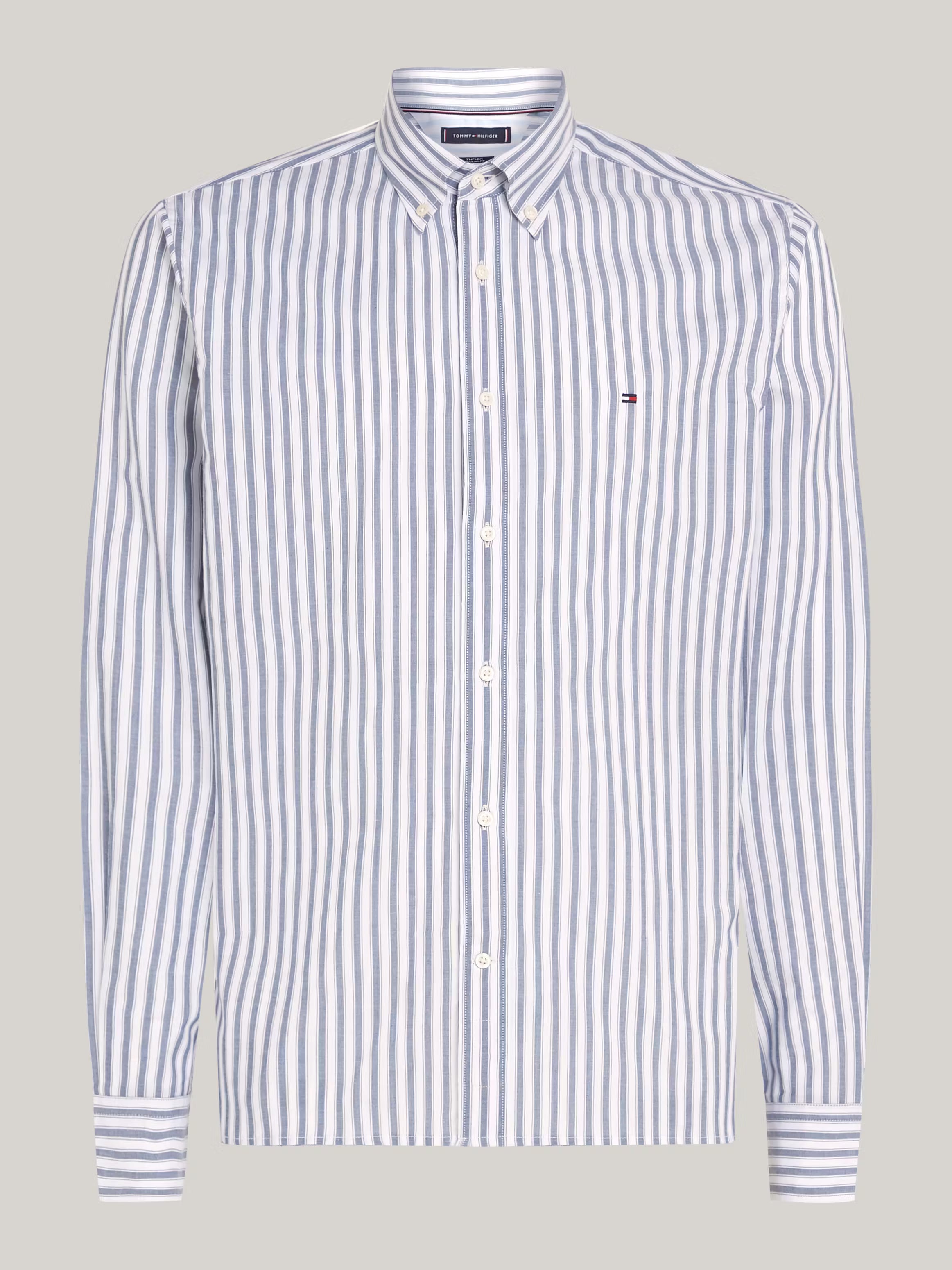 TOMMY HILFIGER Slim Fit Striped Print All-Day Shirt