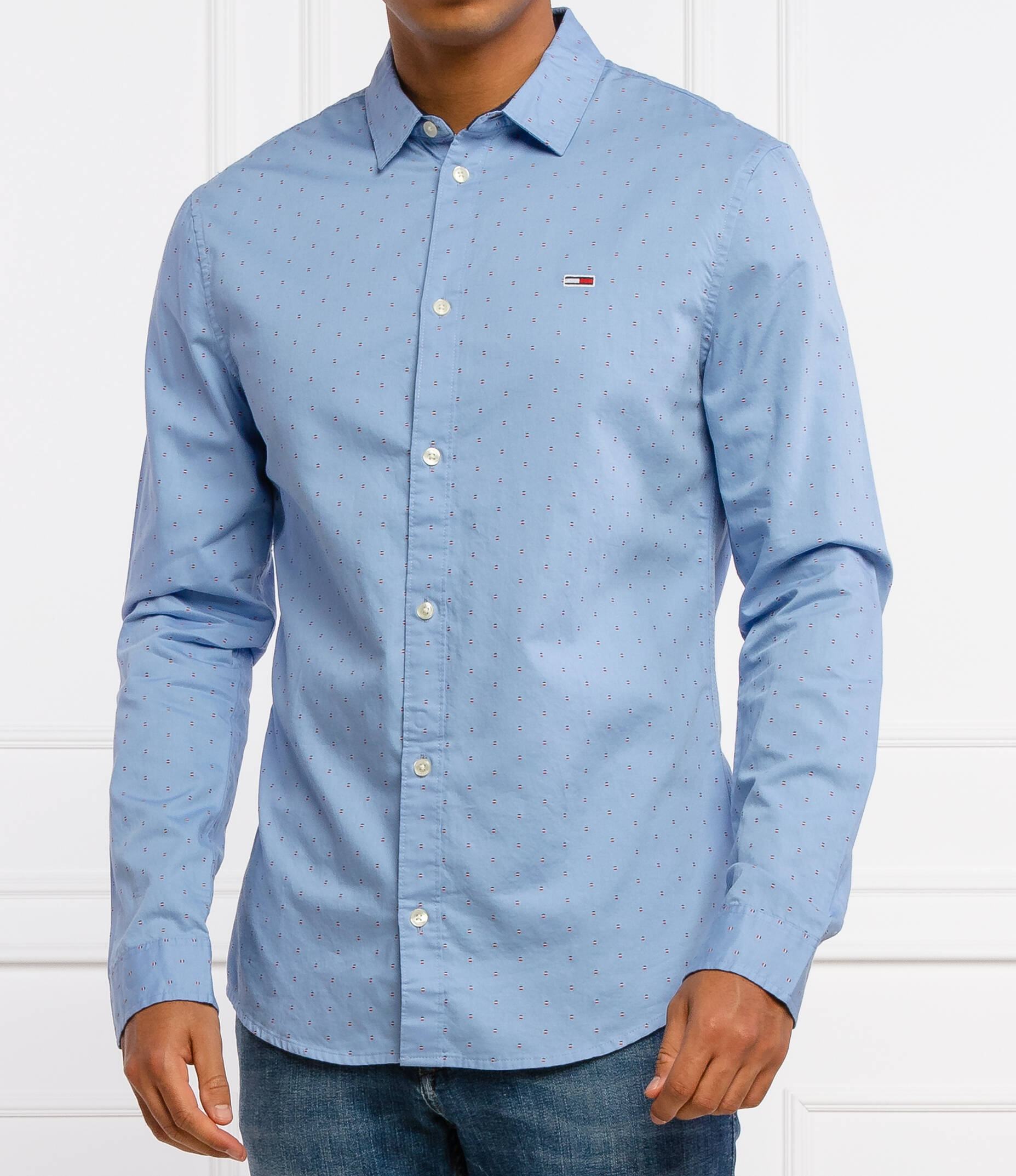 TOMMY JEANS Shirt DOBBY & Koszula Slim Fit