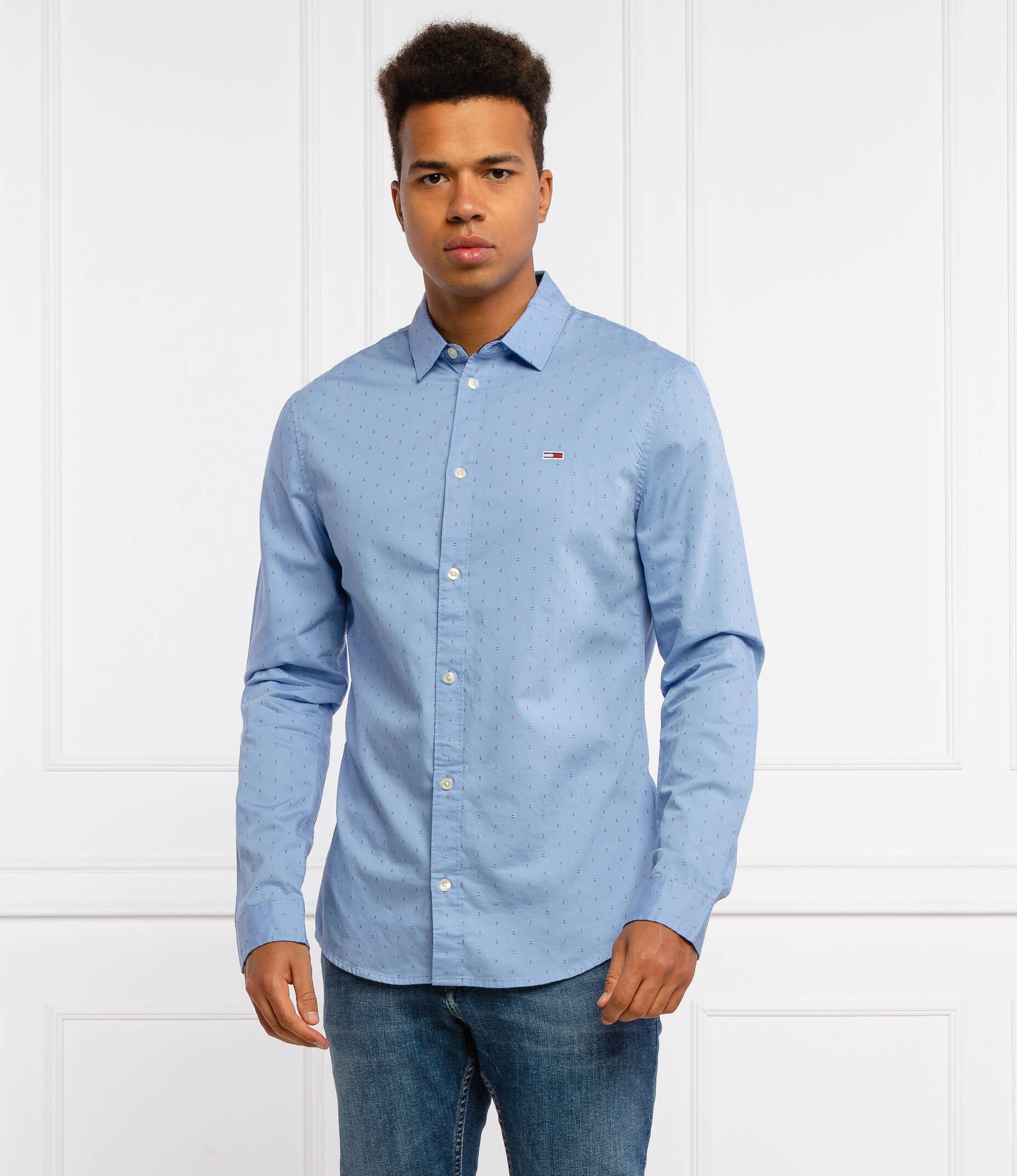 TOMMY JEANS Shirt DOBBY & Koszula Slim Fit