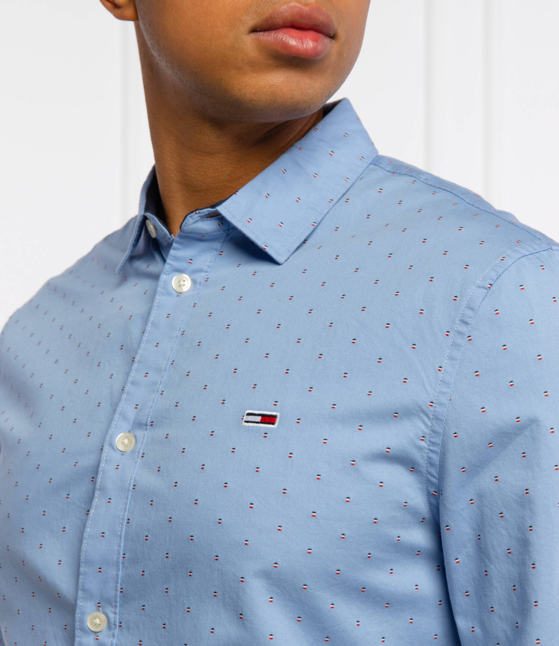 TOMMY JEANS Shirt DOBBY & Koszula Slim Fit